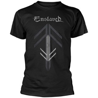 เสื้อยืดผ้าฝ้ายพิมพ์ลายขายดี Yuanl5 {พร้อมส่ง เสื้อยืดผ้าฝ้าย 100% พิมพ์ลาย Enslaved Rune Cross พลัสไซซ์ พลัสไซซ์ ของข