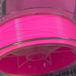 สายเอ็นตกกุ้งตกปลา Rock Fishing Line สีชมพูสดใส ยาว 150 เมตร มีหลายขนาดให้เลือก