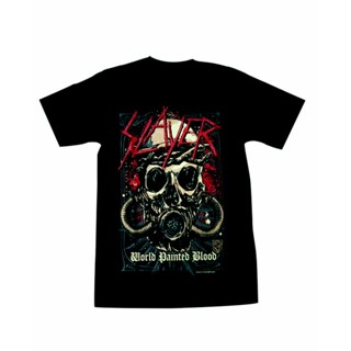 เสื้อยืด ผ้าฝ้าย แขนสั้น พิมพ์ลาย Slayer Gas แฮนด์เมด พลัสไซซ์ XS-6XL สําหรับผู้ชายS-5XL