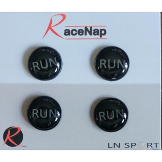 RaceNap ตัวติดเบอร์วิ่ง​ Run  สีดำ