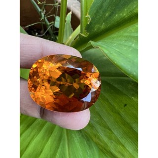 Lab Citrine Oval 26x19- 35cts.