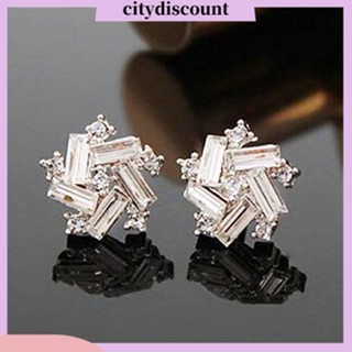 &lt;citydiscount&gt;  City_ต่างหู Stud Earrings เครื่องประดับสำหรับสตรี