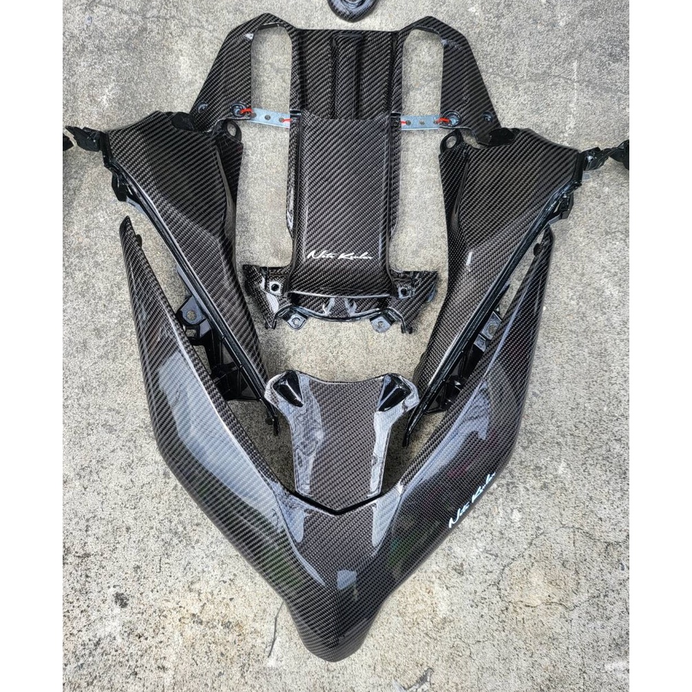 ชุดหน้าซิ่งเครฟล่าแท้ลาย2ลาย4 NEW FORZA 350 ราคา9600 by NoteKevlar