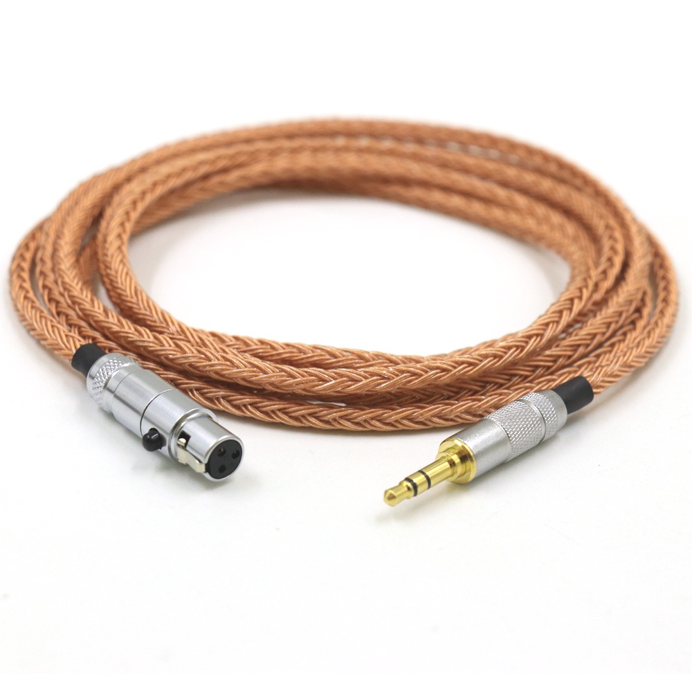 สายเคเบิลหูฟัง 16 แกน ทองแดง 2.5 มม. 4.4 มม. XLR สําหรับ AKG Q701 K702 K271 K272 K240 K141 K712 K181 K267 K712