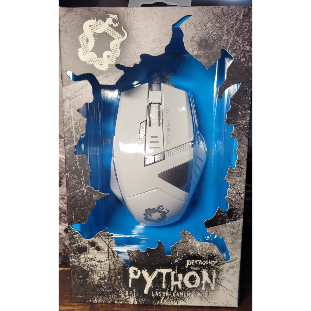PentagonZ Python Gaming Mouse White มือ1