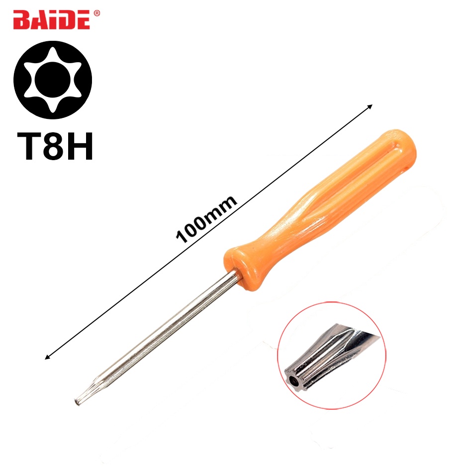 3 x 100mm Screwdriver Phillips Slotted T3 T4 T5 T6 T6H T7 T8 T8H for Xbox360 T10 T10H 1.5Y 2.0Y 3.0Y