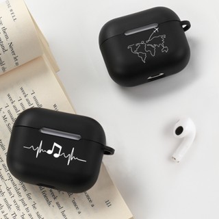 🚀พร้อมส่ง🚀เคสซิลิโคนสีดำสำหรับ for Airpods 2 3 airpods Pro 2 (2022) ปลอกหุ้มลายการ์ตูนแพนด้าคุณภาพสูง