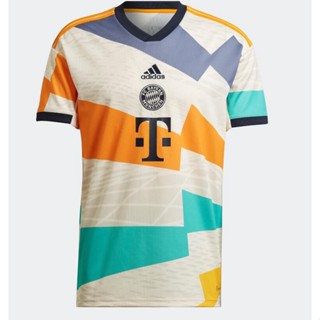 เสื้อกีฬาแขนสั้น ลายทีมชาติฟุตบอล Bayern Munich ครบรอบ 50 ปี 22 23 ชุดเหย้า