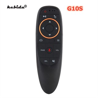 G10s รีโมตคอนโทรล แอร์เมาส์ IR ไร้สาย 2.4G สําหรับ H96 MAX X88 PRO X96 MAX Android TV Box HK1