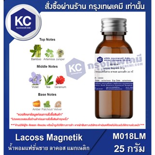 M018LM-25G Lacoss Magnetik : น้ำหอมแฟชั่นชาย ลาคอส แมกเนติก 25 กรัม