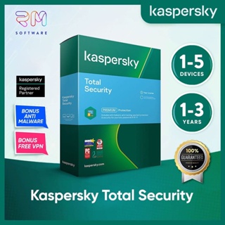 Kaspersky Total Security Antivirus  - 1 - 6 PC Device 1 - 3 ปี - ORIGINAL