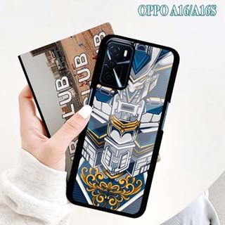 เคสโทรศัพท์มือถือ ประดับกลิตเตอร์ สําหรับ Oppo | A16 | A16s | เคส Hp เคลือบเงา | กันดั้ม Motif