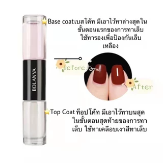 สีทาเล็บกึ่งเจล 2 in 1 ยาทาเล็บทูเวย์ สีทาเล็บ สีทาเล็บไม่ต้องอบ สีทาเล็บเจลไม่อบ ยาทาเล็บกึ่งเจล มี36สี สีสวย แห้งไว