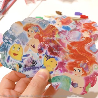 กระดาษโน๊ตทรงตลับหอย Ariel Tokyo Disney Resort