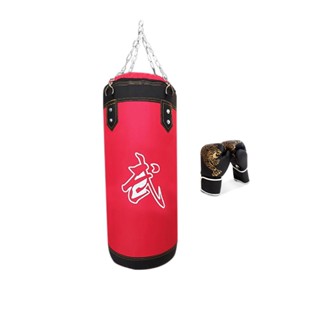 LANCAMP อุปกรณ์ซ้อมมวย กระสอบทราย แบบแขวน Boxing sandbag JS401 สำหรับชกมวย เป้าซ้อมมวย มวยไทย ฝึกมวย