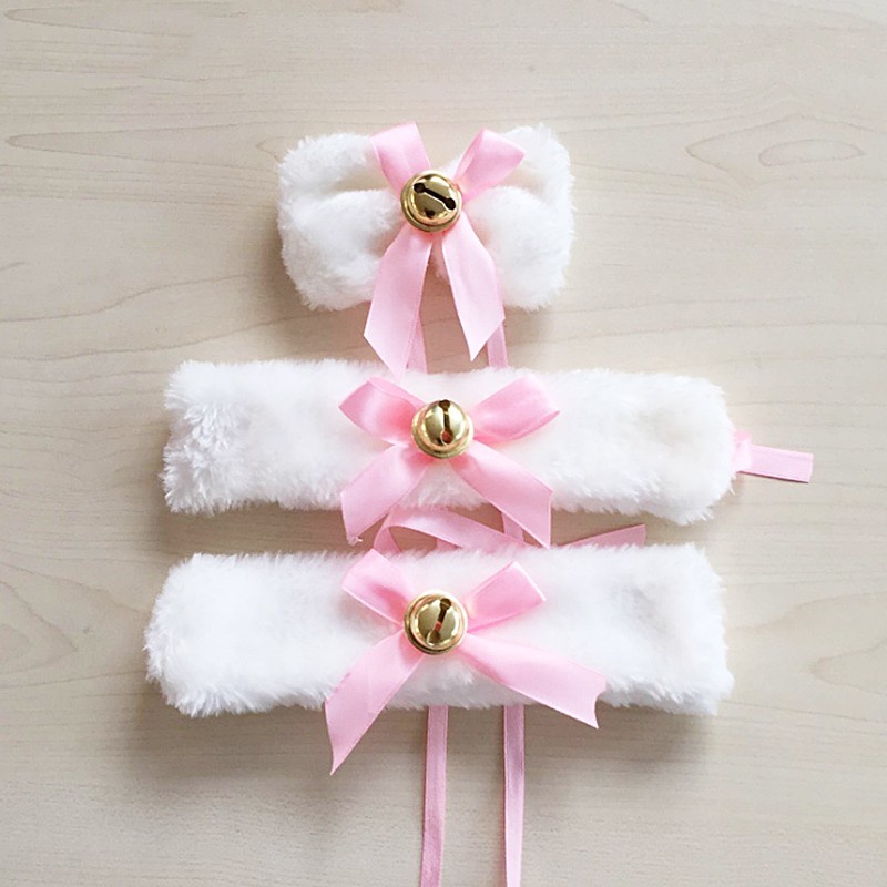 ข้อมือ ปลอกคอ ขนนุ่ม [พร้อมส่ง] ฟรีไซส์ ได้ทั้งเด็กและผู้ใหญ่