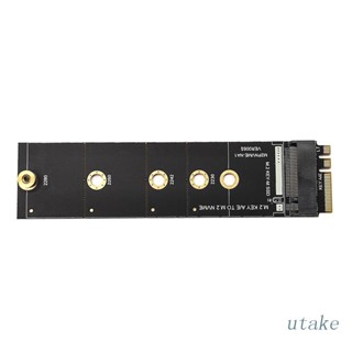 Utakee M2 KEY A / E เป็น M2 NVME อะแดปเตอร์การ์ด M2 NVME เป็น KEY-M ขยายช่องเสียบอินเตอร์เฟซ WIFI เป็น M.2 SSD ไดรฟ์ดิสก์แปลง