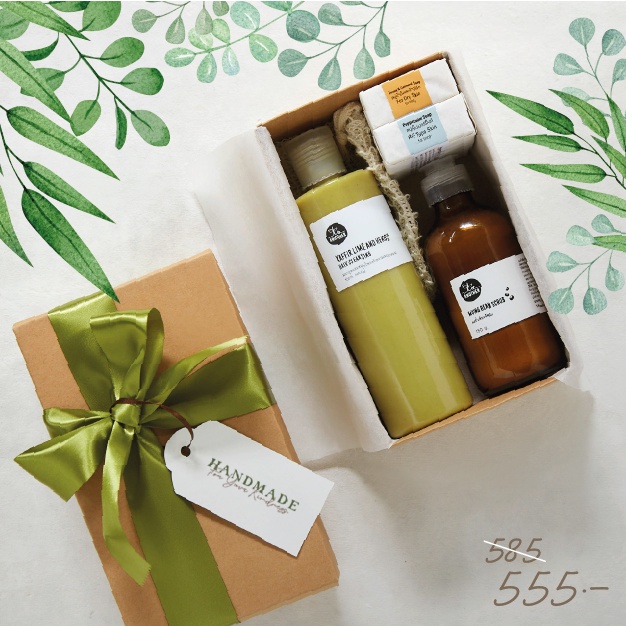 ชุดของขวัญ no.4 HANDMADE for your blissfulness *เลือกสบู่ทางแชท