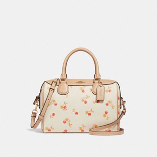 หมอนเชอรี่ ของแท้💯% Coach Mini Bennett Satchel with cherry print 31388