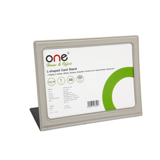 ONE Y-185 PVC L Shape Card Stand