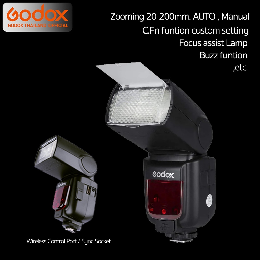 Godox Flash TT600 / TT600S ( HSS , Manual ) - รับประกันศูนย์ Godox Thailand 3ปี