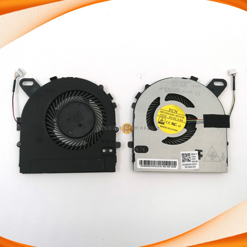 สําหรับพัดลมซีพียูแล็ปท็อป Dell Vostro 5468 5568