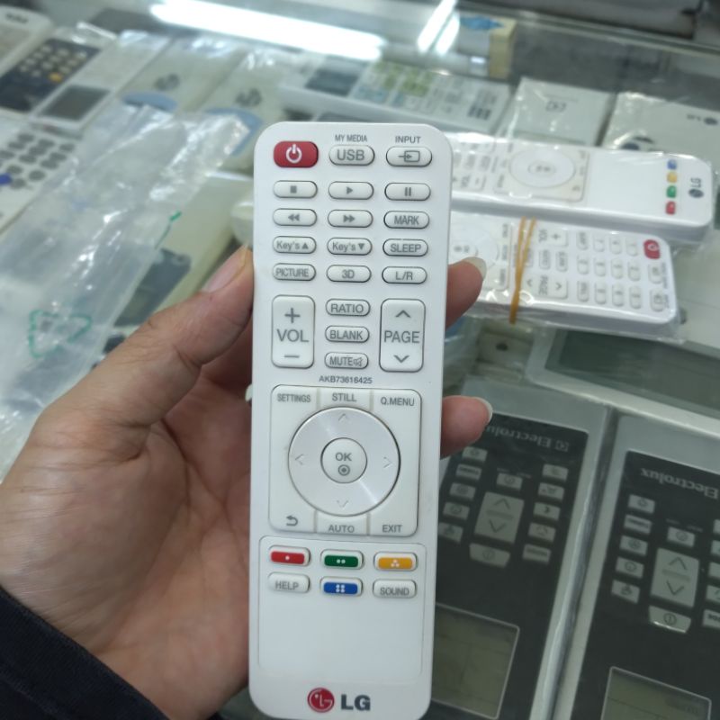LG AKB PROJECTOR REMOTE73616425 ต้นฉบับของแท้
