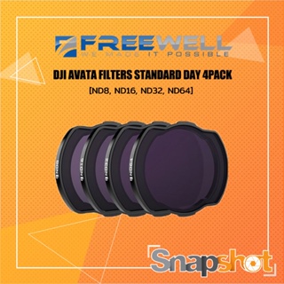 FREEWELL DJI AVATA FILTERS STANDARD DAY 4PACK [ND8, ND16, ND32, ND64] [FW-DAV-STD]