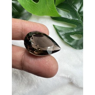 smoky culture quartz 13x19  weight 11 carats