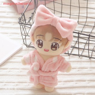 magicalhour Cute Headband Pajamas For 20cm Doll Clothes Idol Doll Baby Doll Accessories Toys new