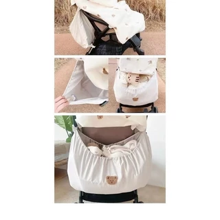 BabyBua ร้านคนไทย ถุงใส่สัมภาระ ติดรถเข็นเด็ก แขวนเตียง พร้อมส่งในไทย กระเป๋าใส่ของ สไตล์เกาหลี มีปลายทาง