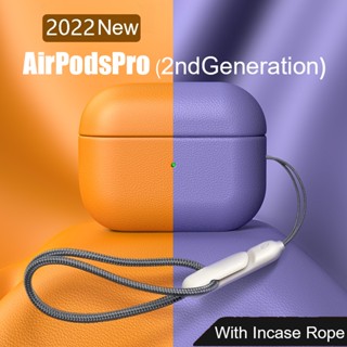 For Airpods Pro 2 2022 Case Wireless Bluetooth Earphone Case Cute Shockproof Protective Case With Incase strap BWTG GTVS