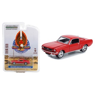 Greenlight 1/64 Hollywood Special Edition Fall Guy Stuntman Assoc 1966 Ford Mustang Fastback 2+2 44965-A