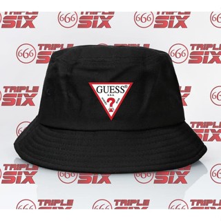 หมวกบักเก็ต โลโก้พรีเมี่ยม GUESS ลดราคาสุดเท่