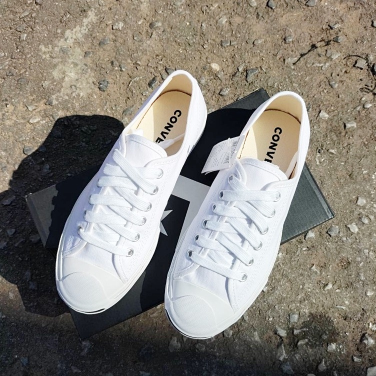 รองเท้าผ้าใบ แจ๊ค CONVERSE รุ่น JACK PURCELL COTTON OX รหัส 16-4056CBK / 16-4057CWW