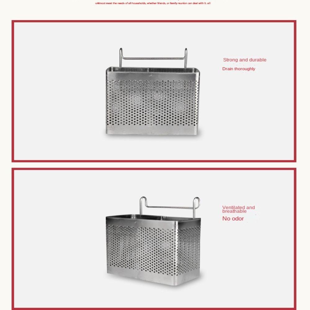 ซูม ตะเกียบช้อนส้อมที่ใส่ช้อนแบบแขวนพร้อมตะขออุปกรณ์ครัวชั้นวางเครื่องครัวออแกไนเซอร์ - รูปที่ 3