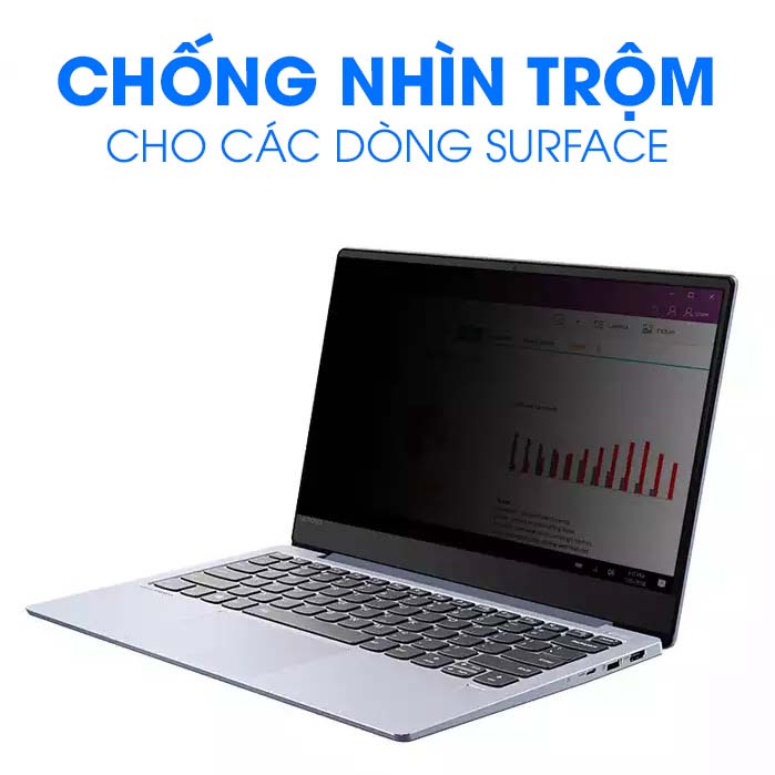 ป้องกันการแอบแล็ปท็อปโดยเฉพาะสําหรับแล็ปท็อป Surface, Surface Pro, Surface Go, Surface Book