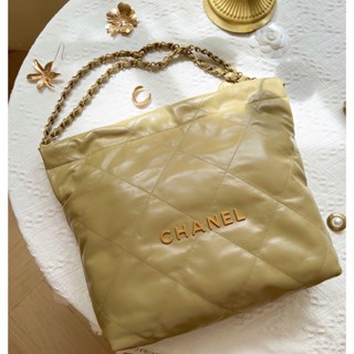 CHANEL Hobo 22K Small Matcha Latte ของแท้ 100% [ส่งฟรี]