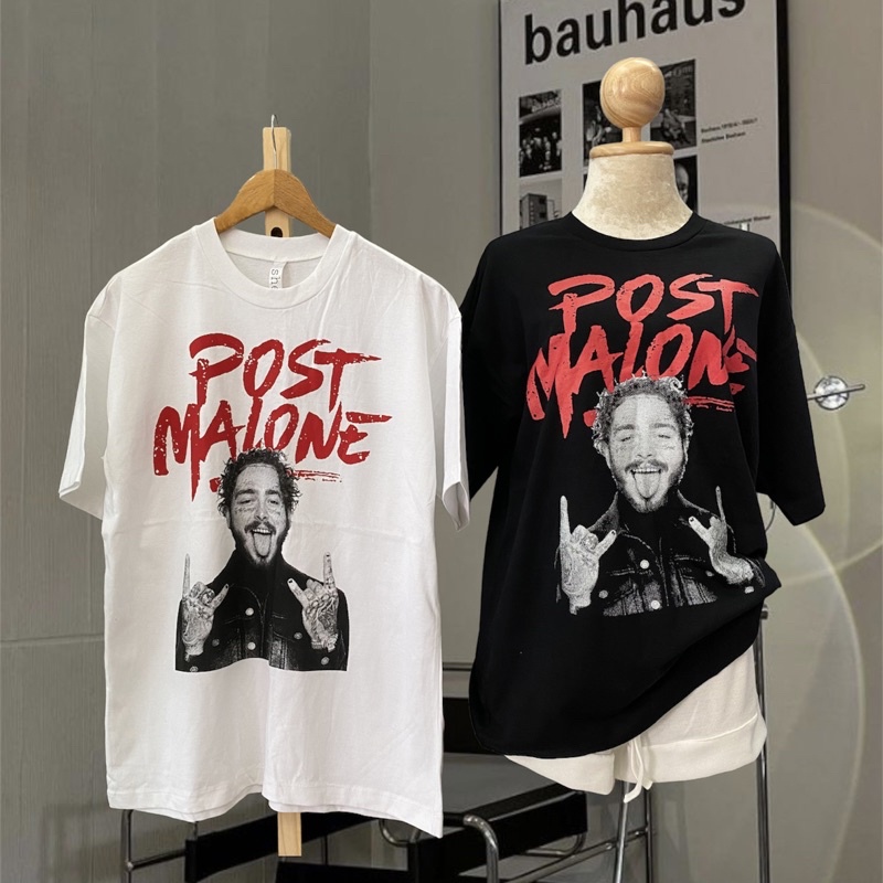 พร้อมส่ง เสื้อยืดโอเวอร์ไซส์ SHE โพสมาโลนร็อก