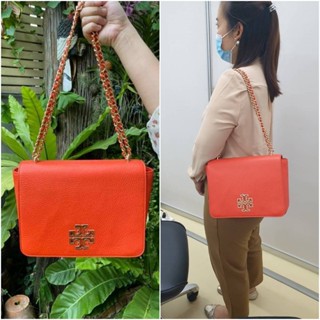 มือสอง💯💯 กระเป๋า TORY BURCH Britten Large Adjustable Shoulder Bag แท้ เจ้าของขายเอง ใช้งานไม่กี่ครั้งคะ💖😘