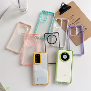 3 In 1 เคสซิลิโคนใส แบบนิ่ม กันกระแทก สําหรับ Huawei Y9 Prime Y9S Mate 50 Mate 50 Pro Nova 8 Nova 8 Pro Nova 9 Nova 9 Pro Honor 9X Pro