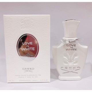 【ของแท้ 💯% 】⚡️ส่งฟรี 🚚 น้ำหอม Creed  Love in White EDP 75 ml. *กล่องขาย*