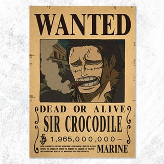 โปสเตอร์ One Piece SIR CROCODILE One Piece ขนาด A3 28.5x42 ซม.