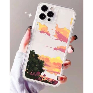 เคสiphone ลายทิวทัศน์ เคสใสไอโฟน เคสโทรสัพท์ เคสiphoneราคาถูก