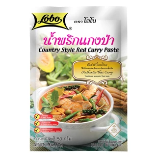 LOBO โลโบ น้ำพริกแกงป่า ขนาด 50 กรัม (แพ็ค 6 ซอง)