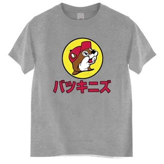 เสื้อยืดผ้าฝ้าย เสื้อยืดผ้าฝ้าย คอกลม พิมพ์ลาย buc EES buc EES สําหรับผู้ชาย