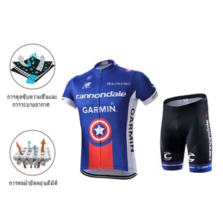 [พร้อมส่ง] เสื้อกีฬาแขนสั้น ลายทีม Cannondale Garmmin Pro สําหรับผู้ชาย