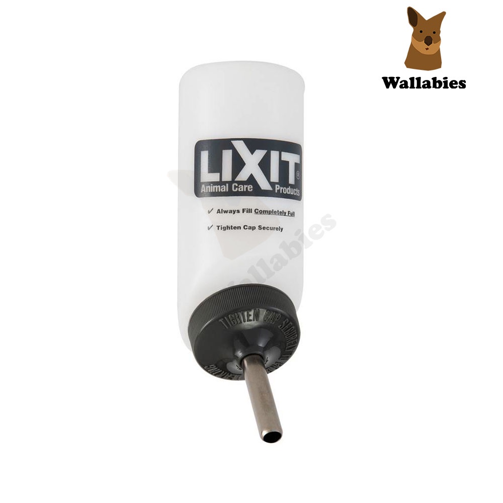 LIXIT ขวดน้ำปากกว้างสำหรับสัตว์เลี้ยง ขนาด (8 oz.)