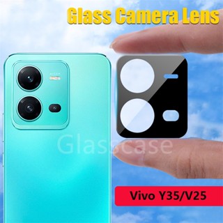 ฟิล์มกระจกนิรภัยกันรอยหน้าจอ เลนส์กล้อง 3D สําหรับ Vivo Y35 Y16 V25 Pro V25E Y22 Y22S Y02S