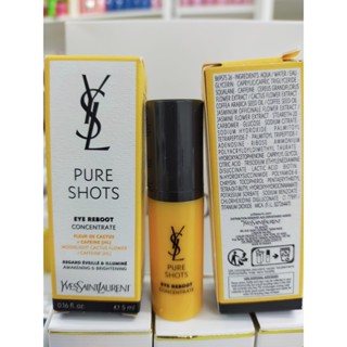 ขวด 5ml 🧡 YSL EYE REBOOT CONCENTRATE EYE SERUM ตัวใหม่ 5มล มีกล่อง ปกติมูลค่า 1950บาท ห้าง 20ml 3800 บาท อาย เซรั่ม 5ml.